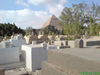Above ground (water table) graves with Pyramid in background.  This area is south/southeast of the Pyramids in an old pond bottom.  These photos, pictures and pics will reveal far more than you ever expected.  Get the free book, The Solomon Series: Great Pyramid Mystery Resolved at www.SolomonSeries.com NOW!(Click here to view enlarged Photo)