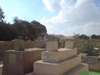 Bluff southside of Giza which was a rock quarry area.  Pond bottom cemetery.(Click here to view enlarged Photo)
